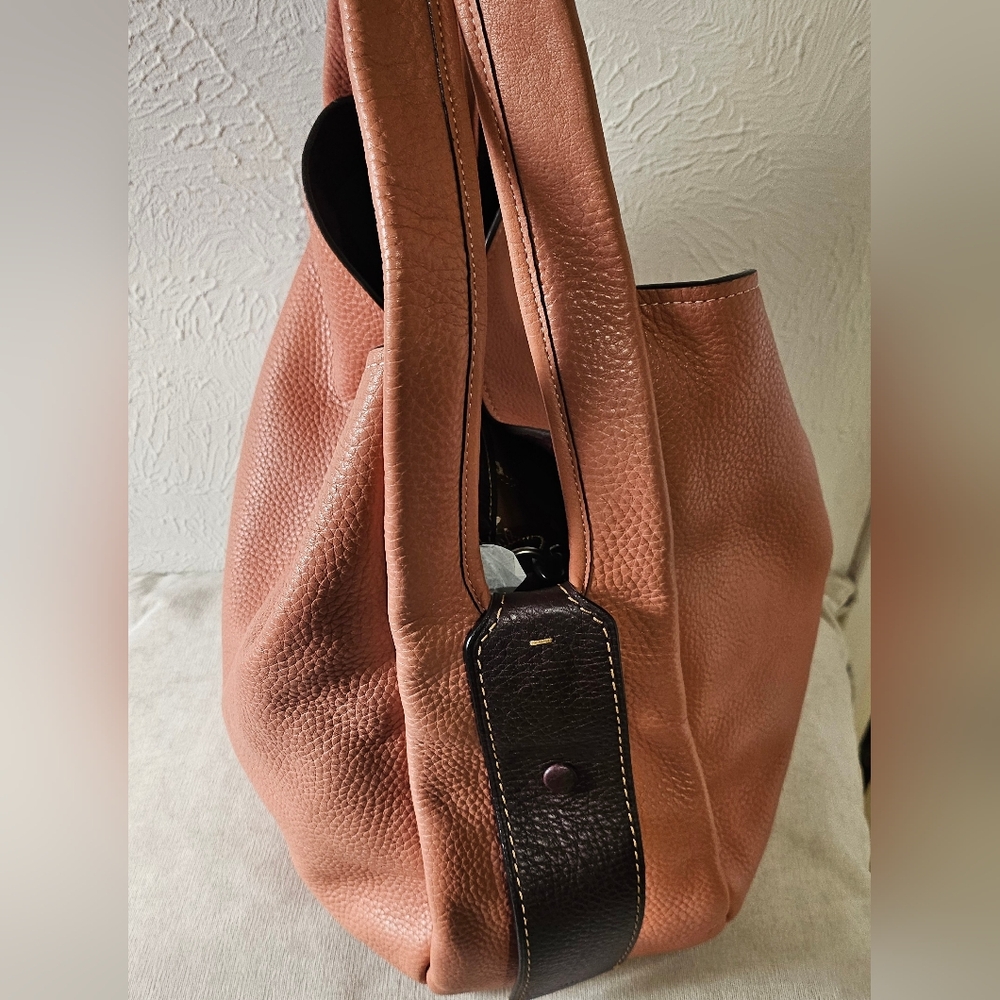 Coach Bandit Hobo 39 in Natural Pebble Leather with in side pochette purse - Picture 5 of 14